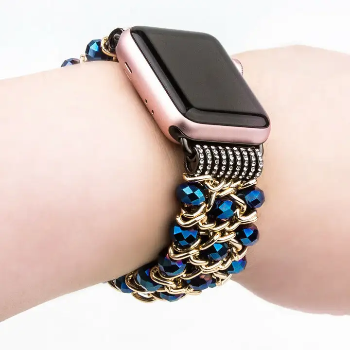 Cape Diablo beaded Apple Watch band colorful and trendy design for Series 1 to Series 9